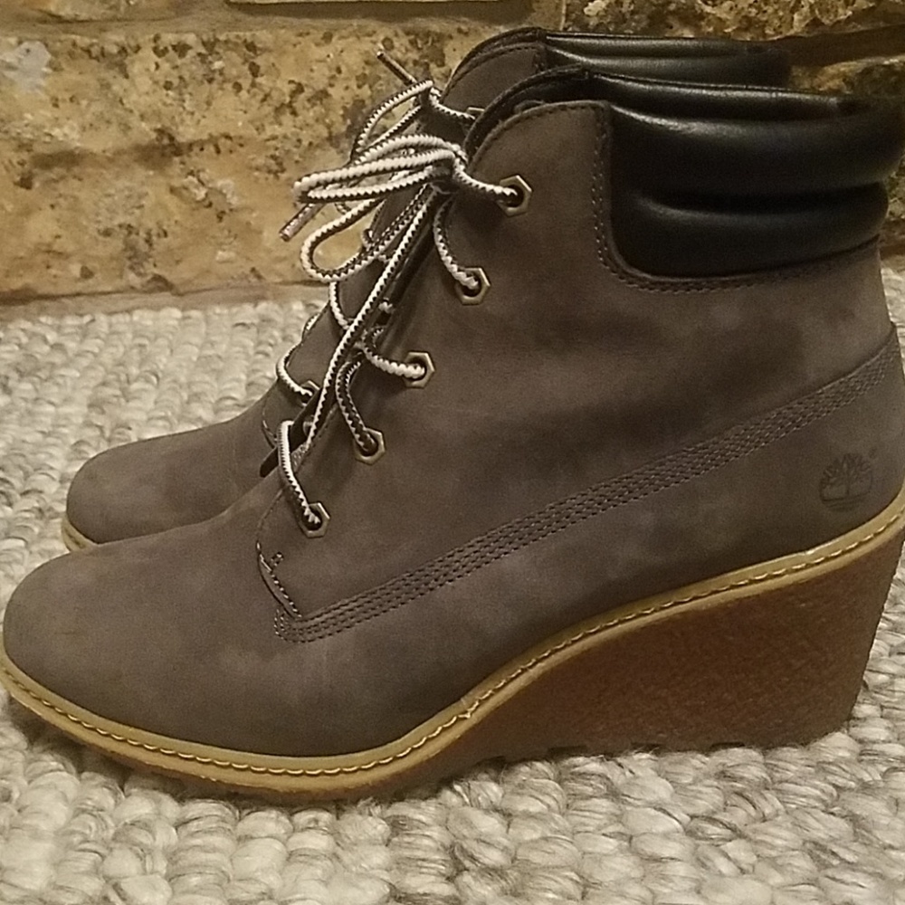 Timberland Amston Grey Wedge Boot